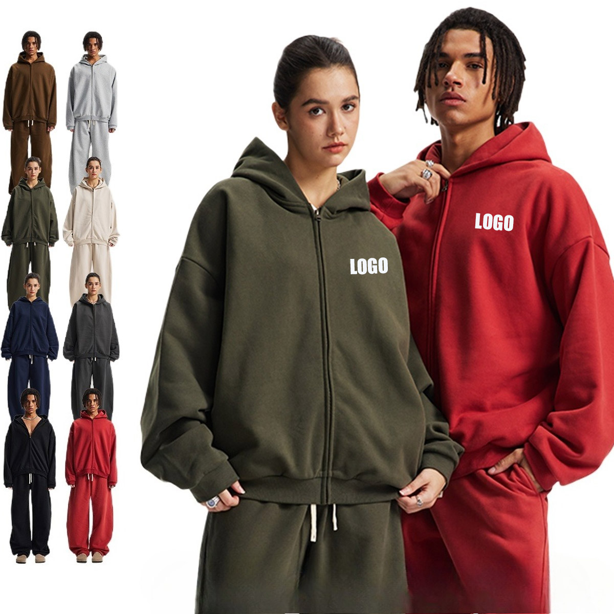 Knitted Cardigan Men - Ensemble deux pièces personnalisé avec logo,