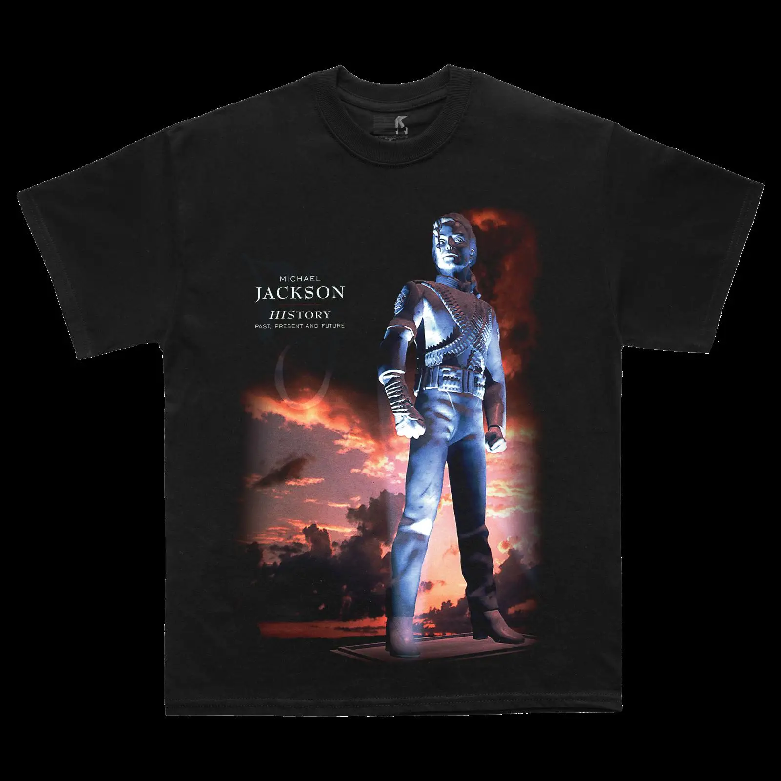 Men'S Fashion History - T-shirt HIStory Album vintage délavé, polyvalent,