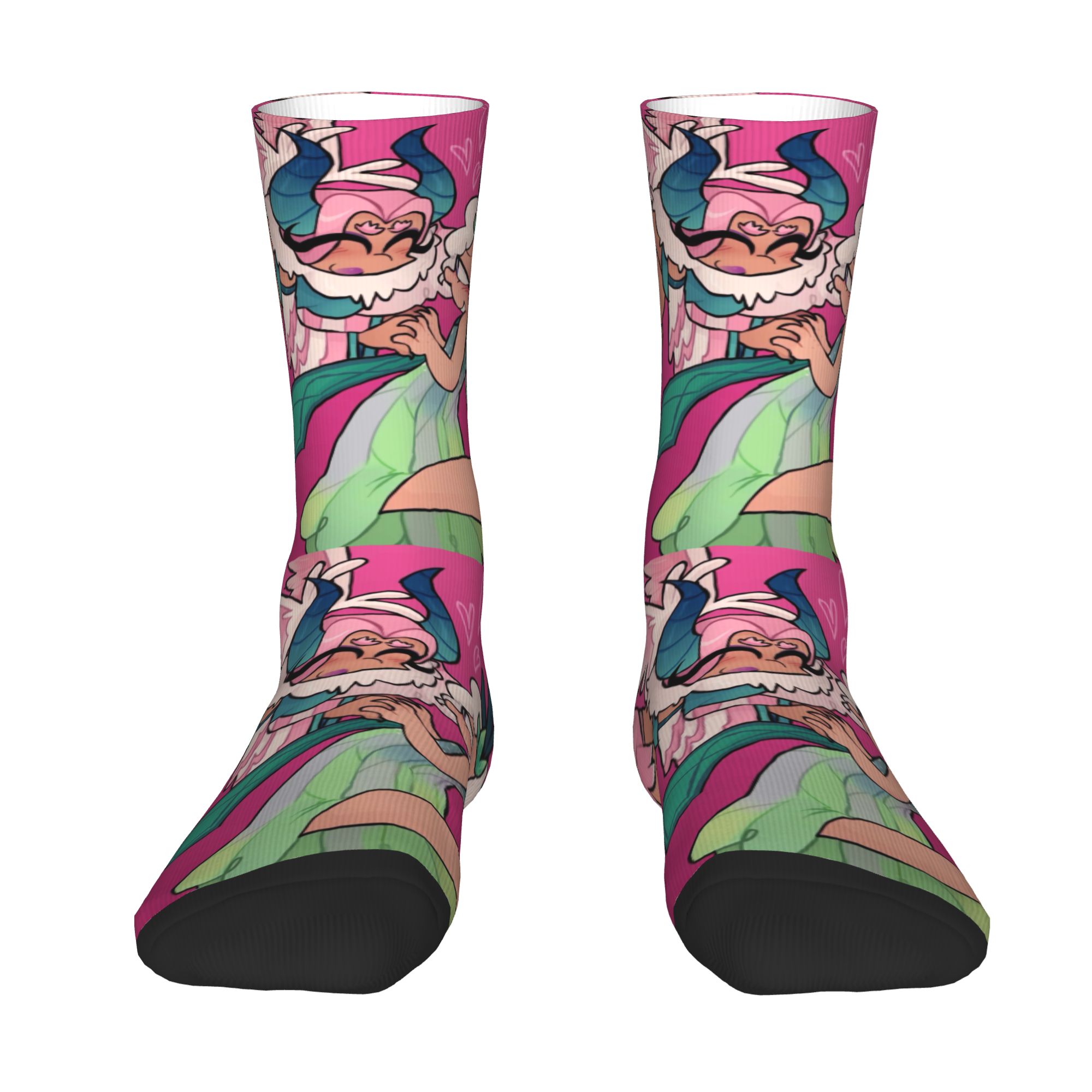 Men'S Fashion Youtube - Chaussettes personnalisées My S-Singing Cartoon Monsters