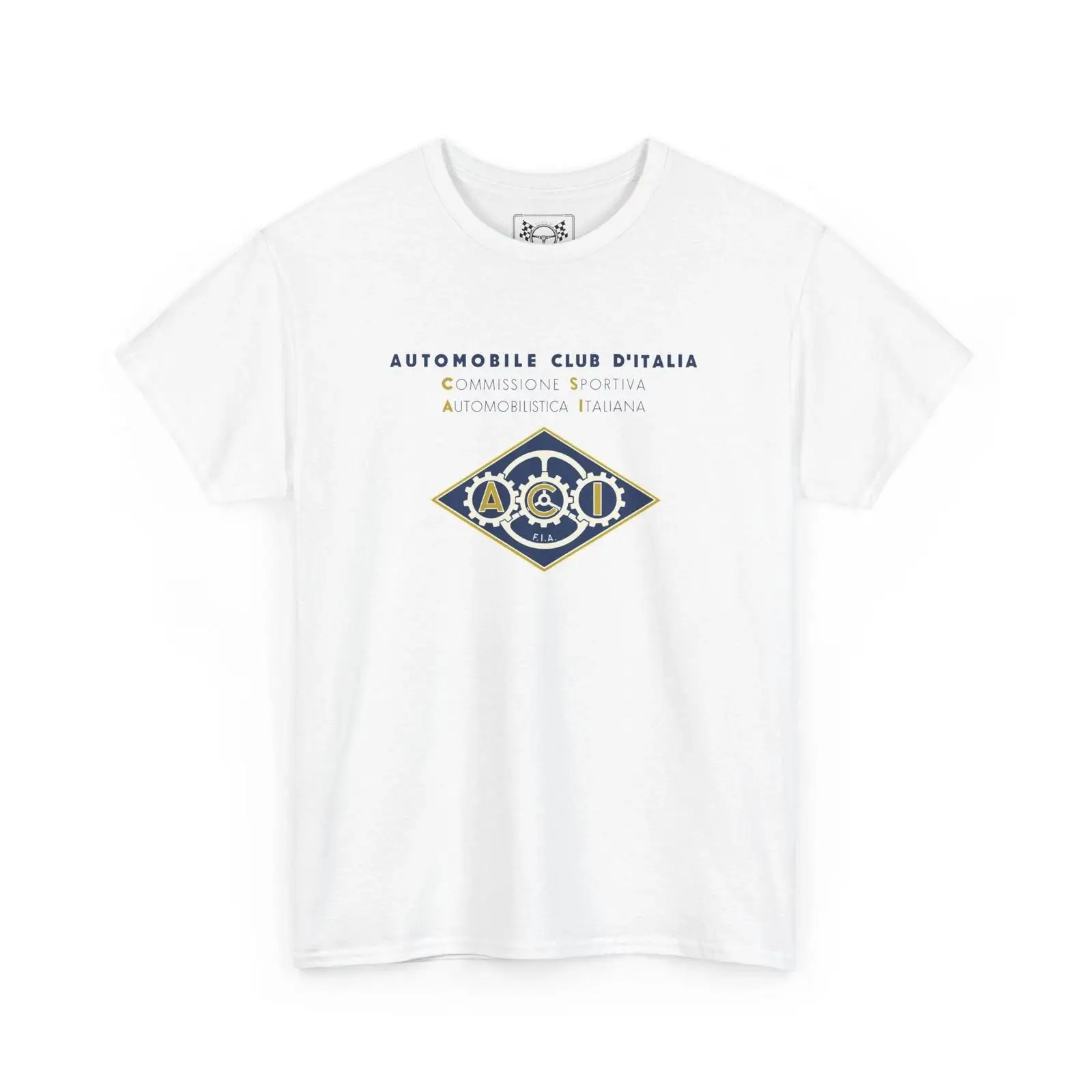 Men'S Fashion History - T-shirt vintage Club Auto Italien, histoire