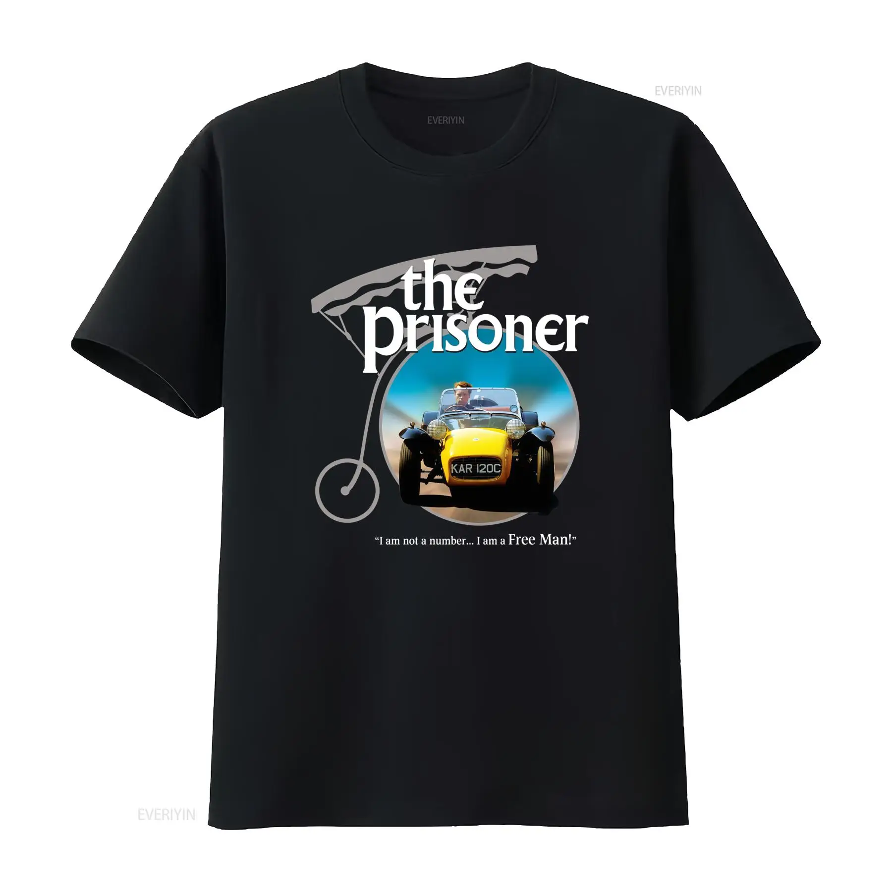 Men'S Fashion 1960S - T-shirt pour homme avec imprimé voiture