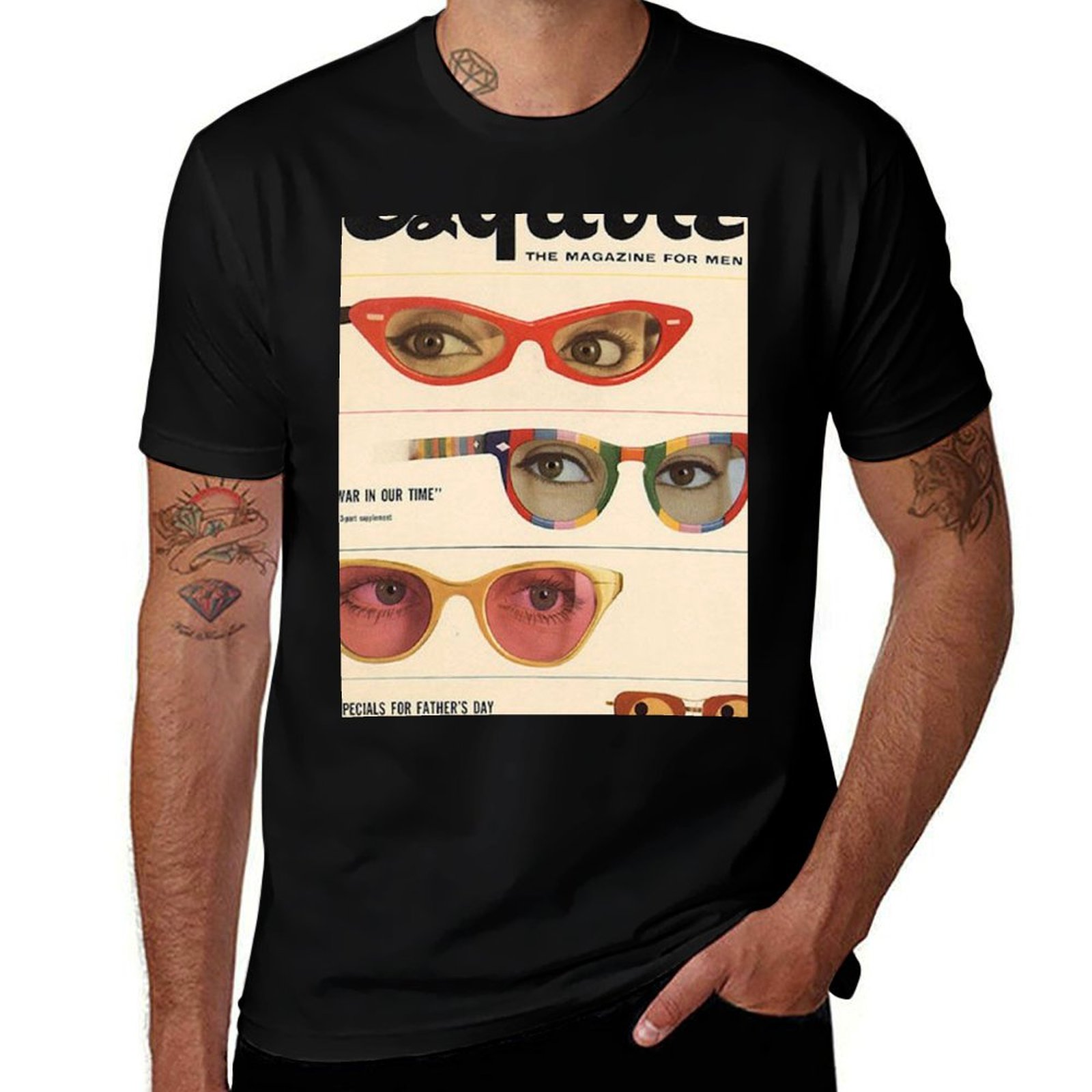 Men'S Fashion 1960S - T-shirt de voyage à séchage rapide