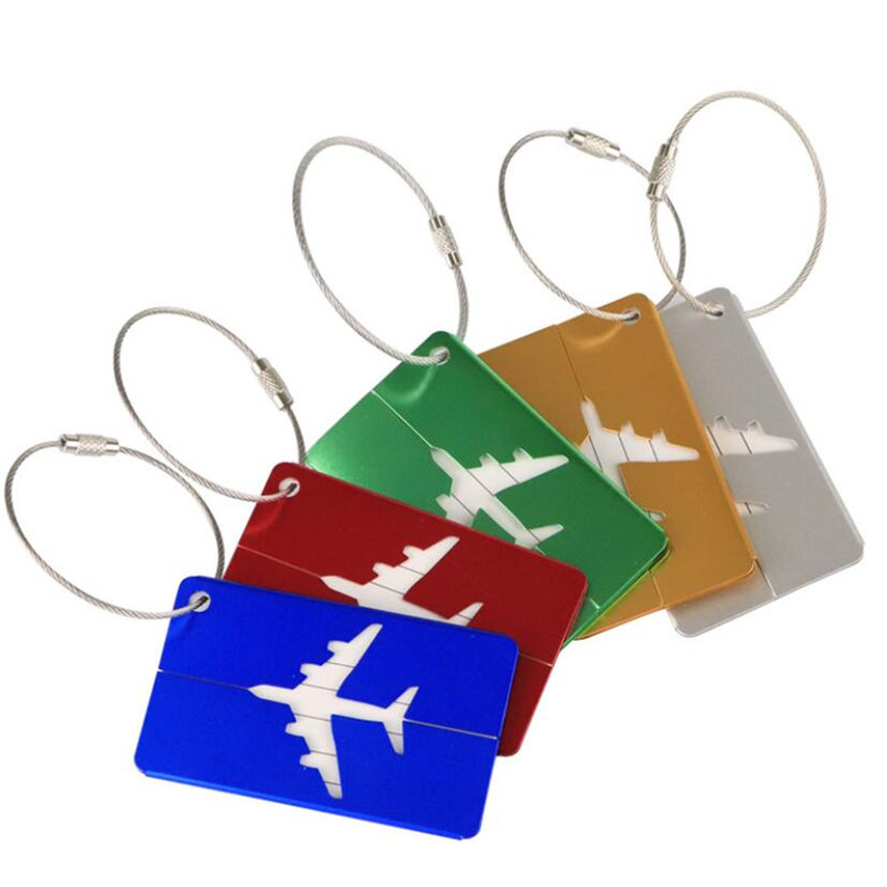 Men'S Fashion Labels - Étiquettes de bagages en alliage d'aluminium