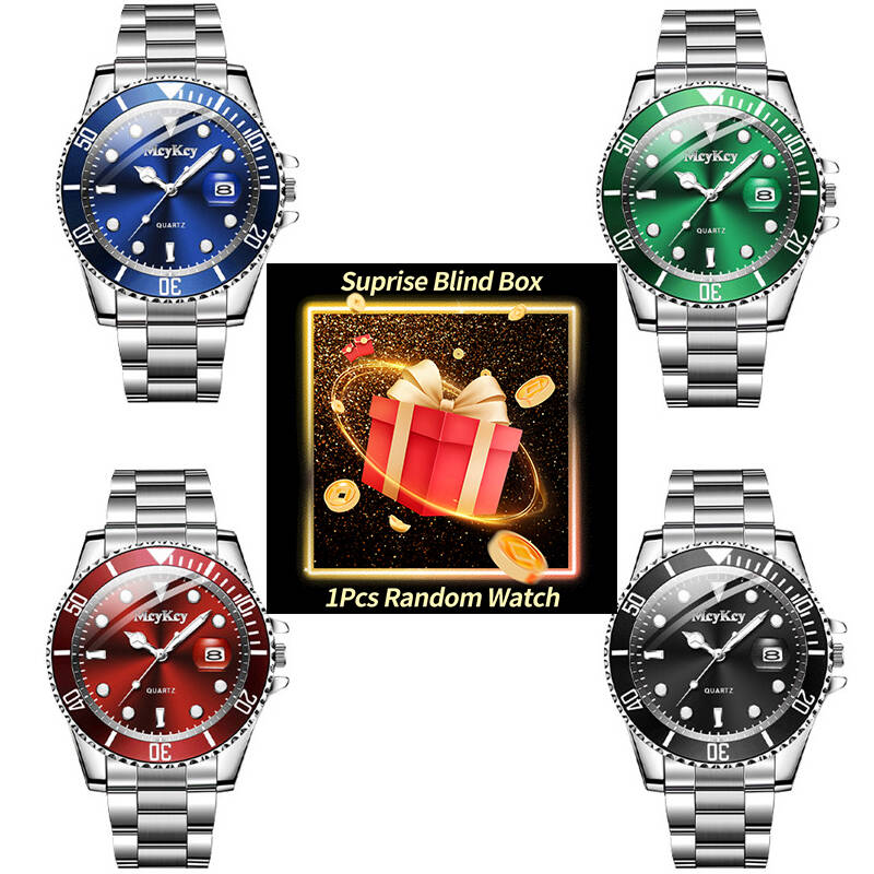 Fashion Mens Watches - 1PC Surprise mystère montre boîte aveugle-mode