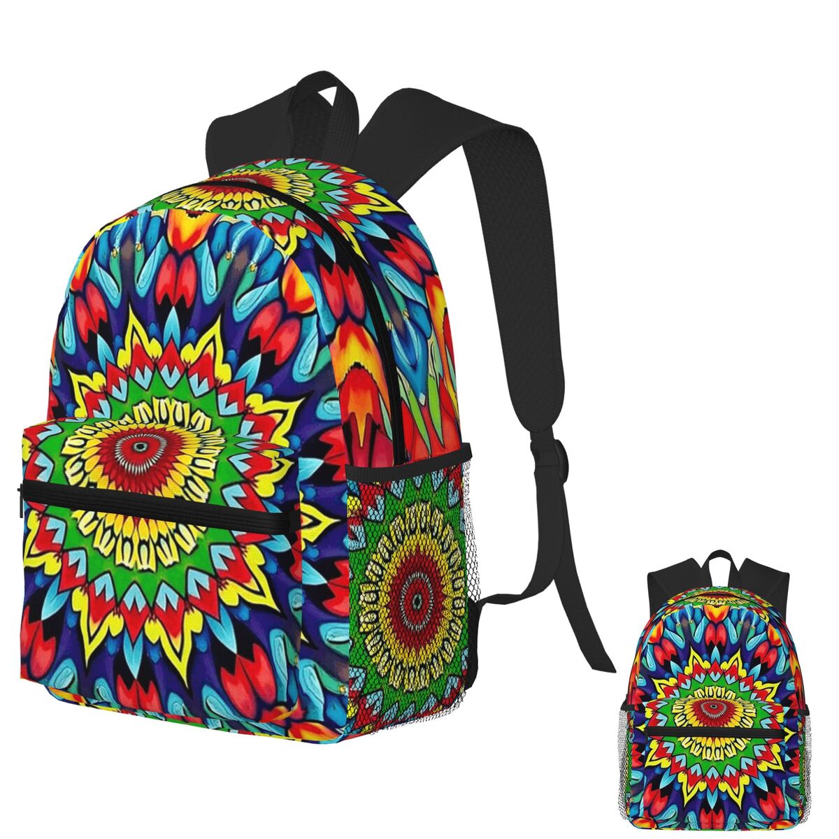 Men'S Fashion 1960S - Vibrant Trippy Mandala années 1960 Style
