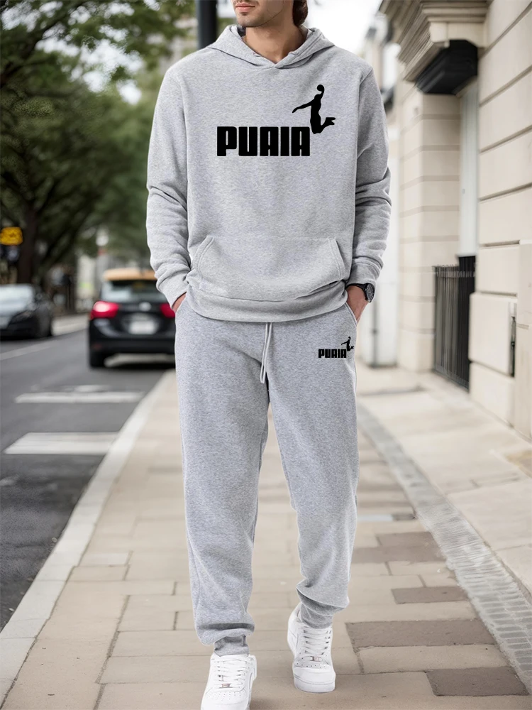 Men'S Fashion For 2026 - Ensemble Homme/Haut à Capuche/Pantalon 2026 Automne