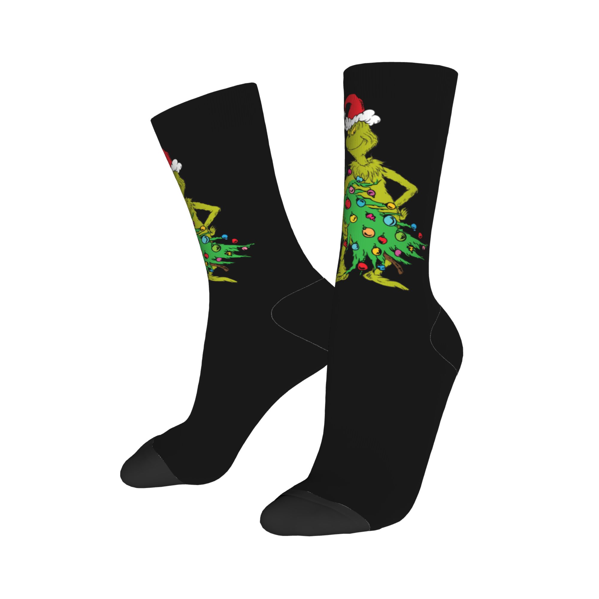 Men'S Fashion Youtube - Chaussettes froissées de noël pour hommes