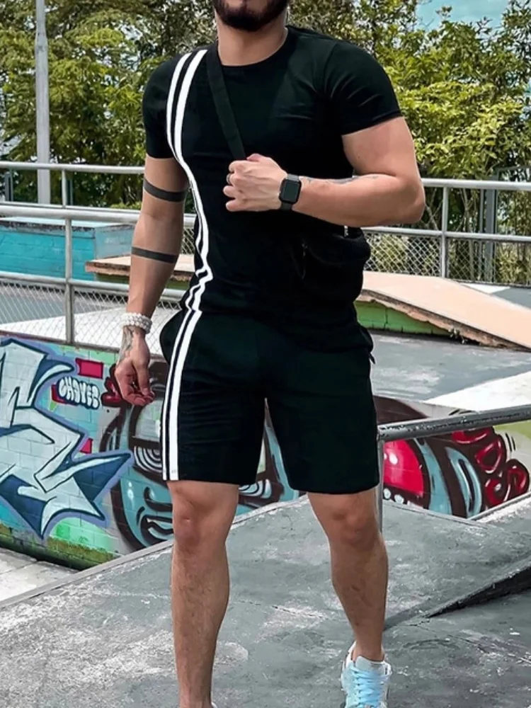 Men Fashion Vintage - Nouvelle mode, costume pour homme, t-shirt