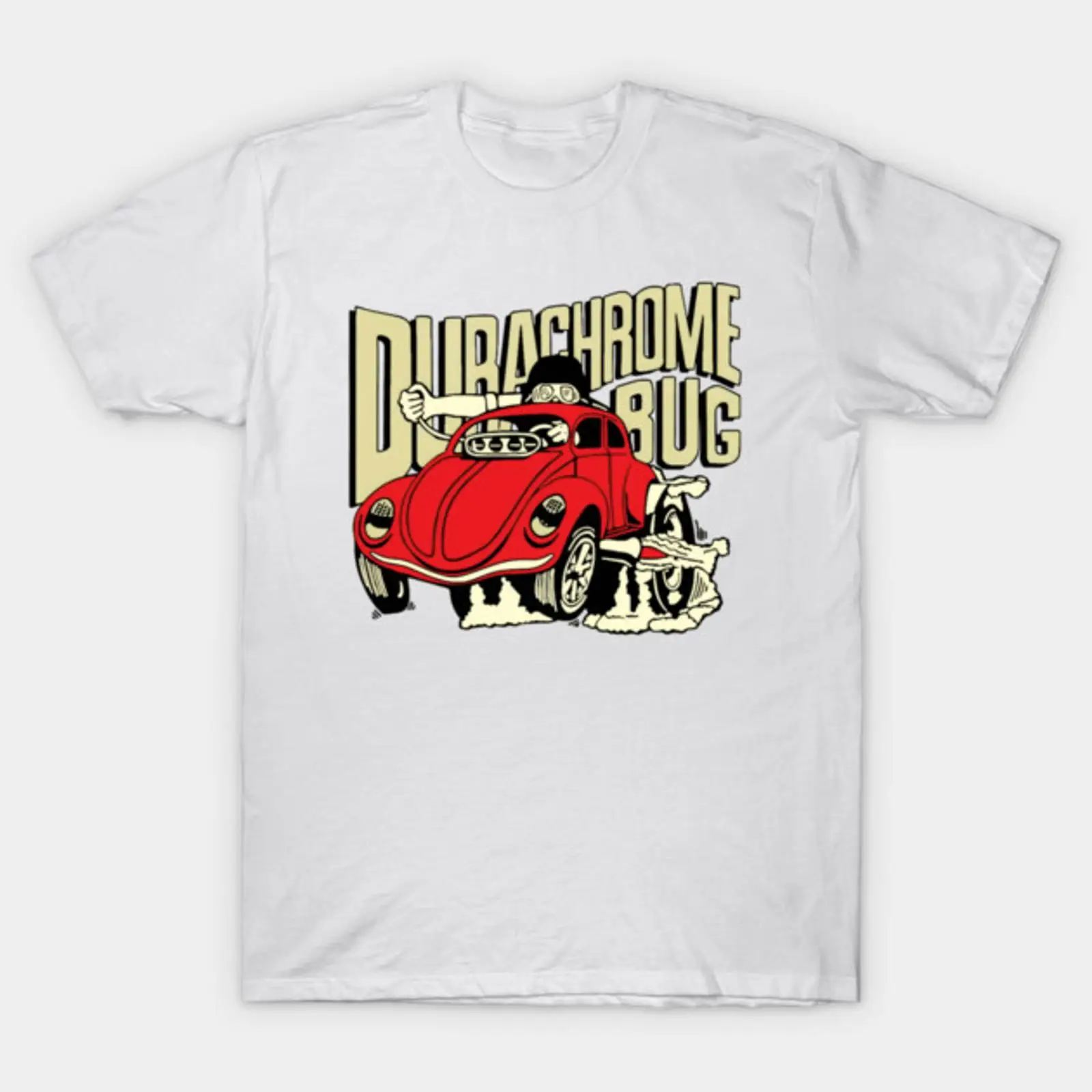Men'S Fashion 1960S - T-shirt vintage Durachrome V8 des années