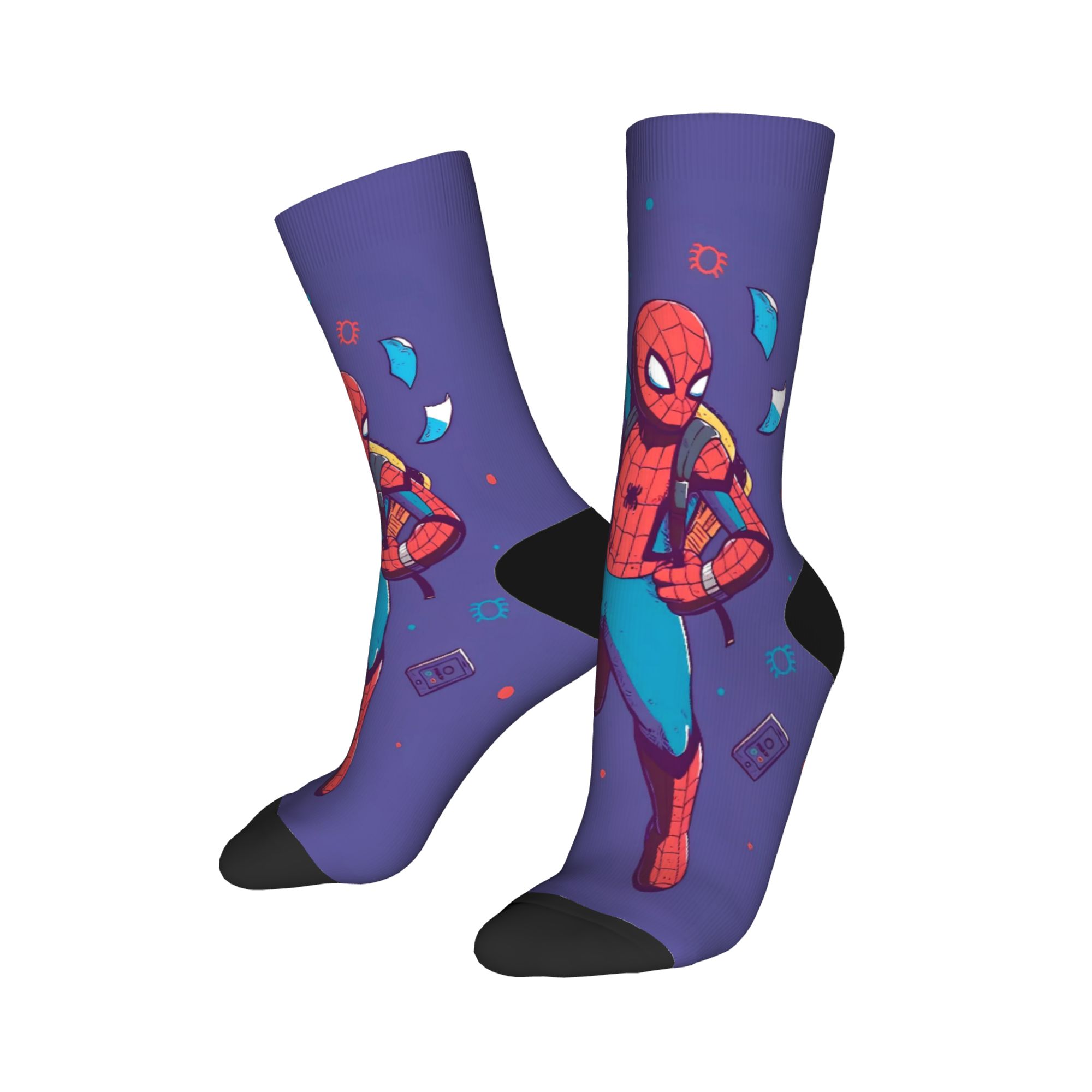 Men'S Fashion Youtube - Chaussettes pour hommes S-Spiders Heroes, chaussettes