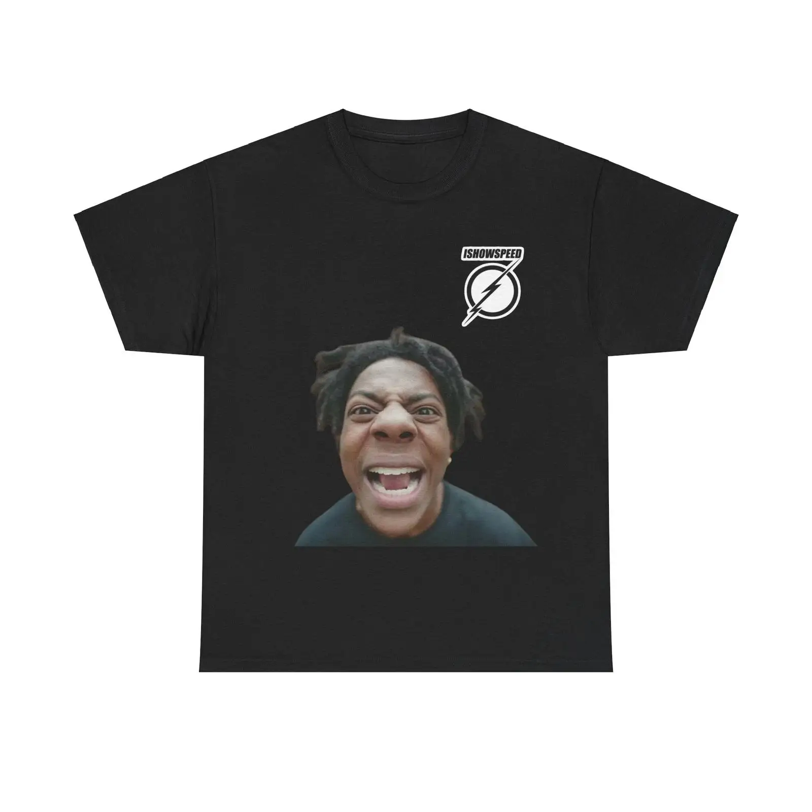 Men'S Fashion Youtube - T-shirt IShowSpeed Merch Youtuber vintage délavé