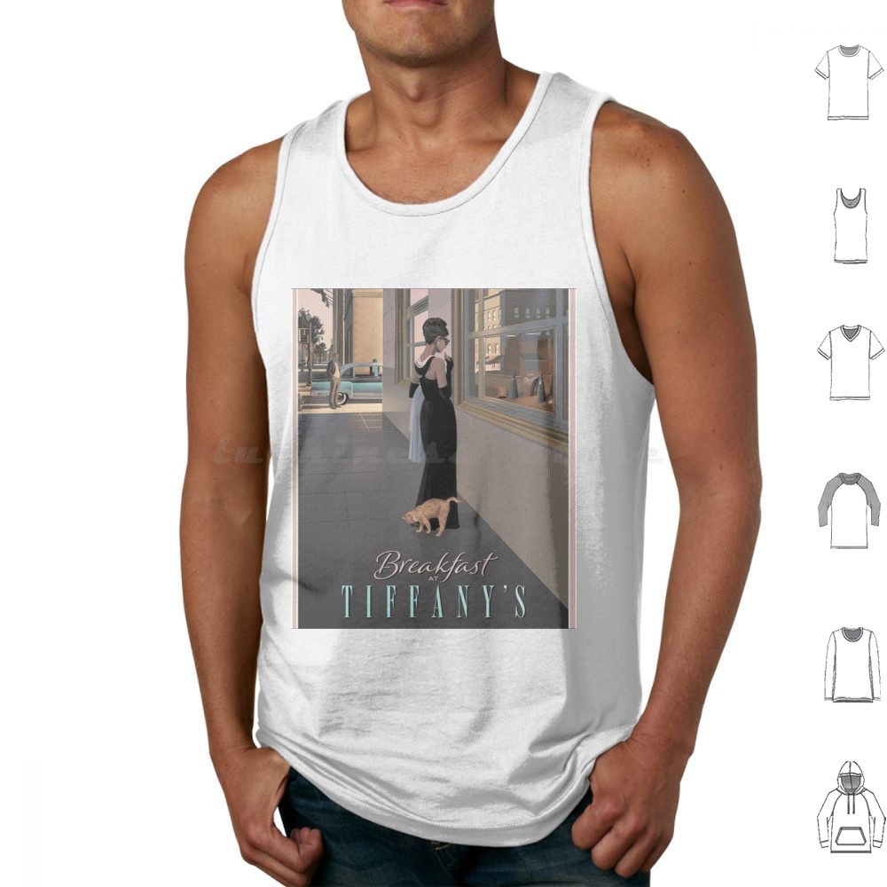 Men'S Fashion 1960S - Débardeurs Breakfast Tank Tops, sans manches,