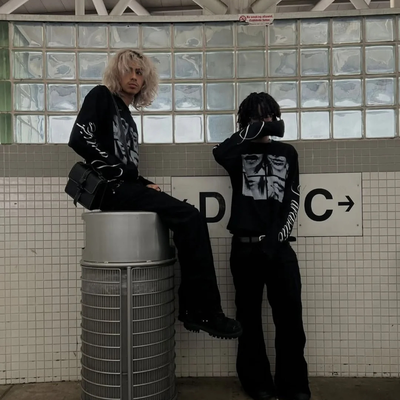 Mens Fashion In The 2000S - Années 2000 Punk Rétro Hip Hop