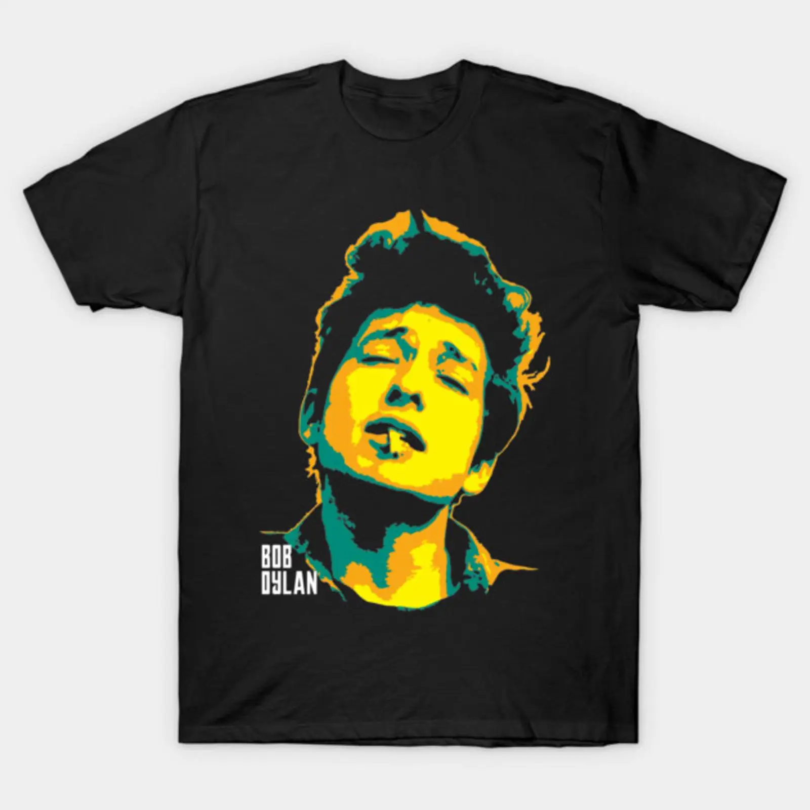 Men'S Fashion 1960S - T-shirt rétro Bob Dylan Pop Art