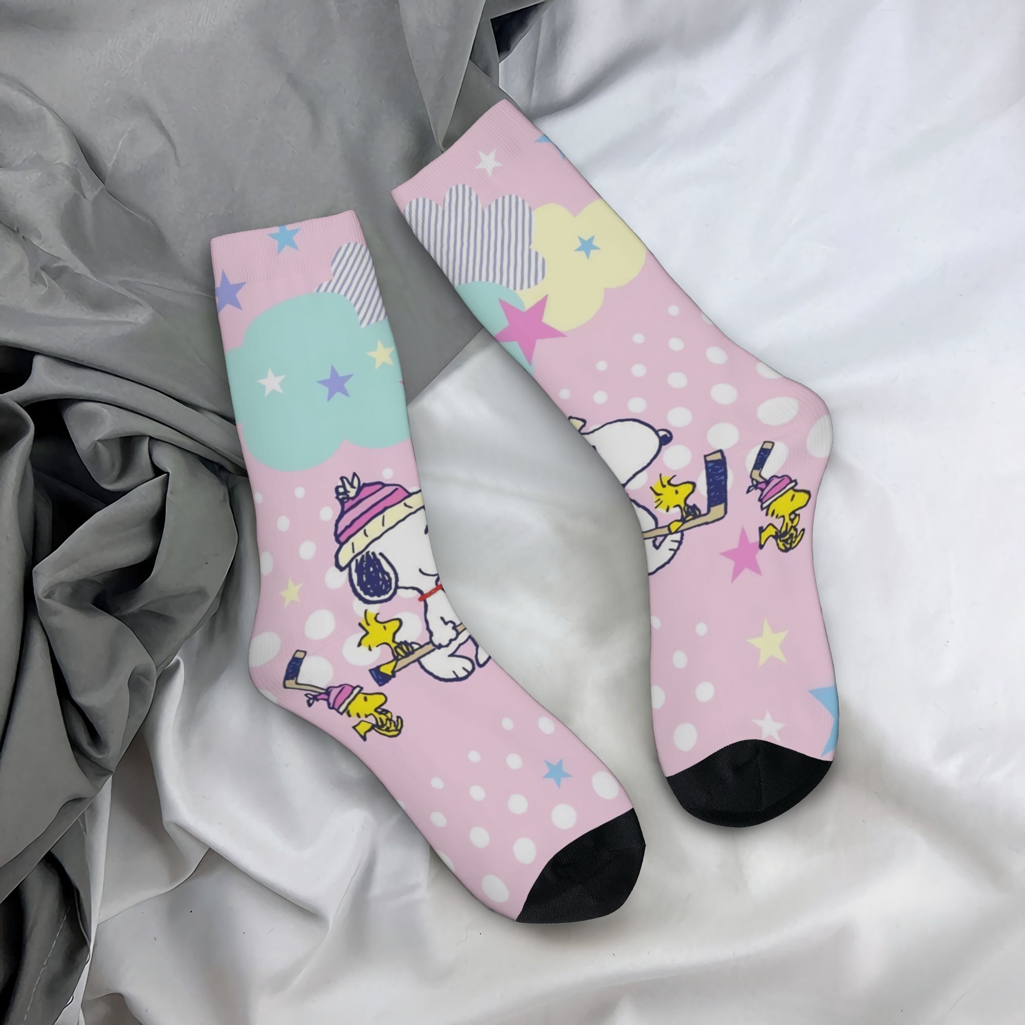 Men'S Fashion Youtube - Chaussettes mi-hautes en polyester pour hommes