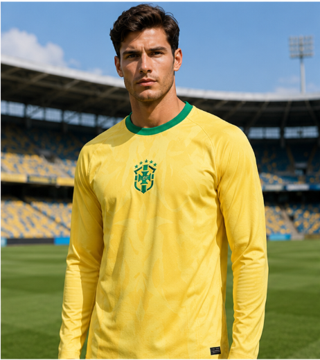 Men'S Fashion For 2026 - Maillot de football à manches longues