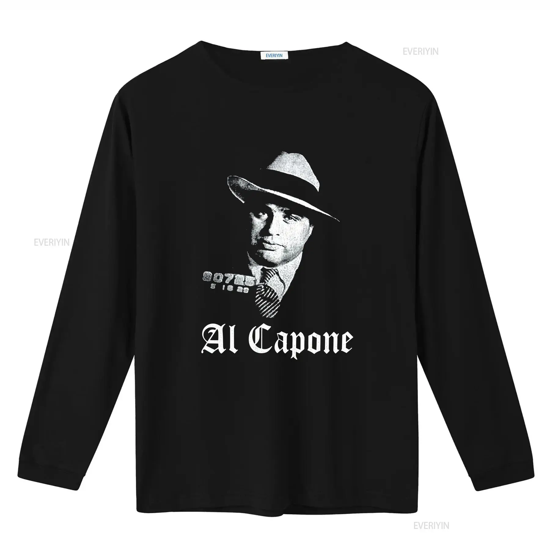 T-shirt en coton noir à col ro - Mens Fashion In The 2000S avis et prix