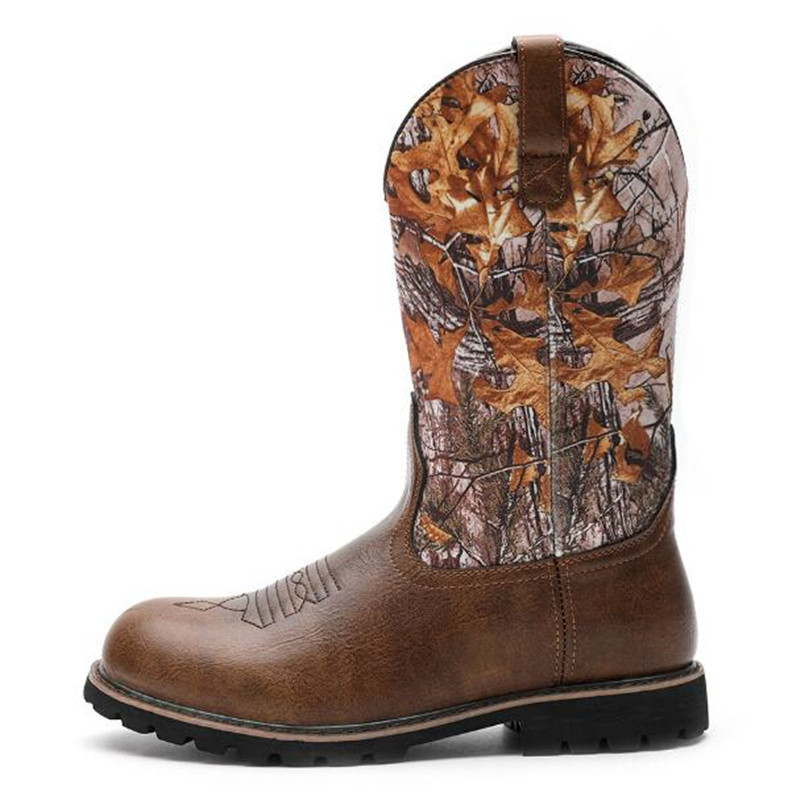 Bottes de cowboy à enfiler pou - Men Fashion Vintage avis et prix