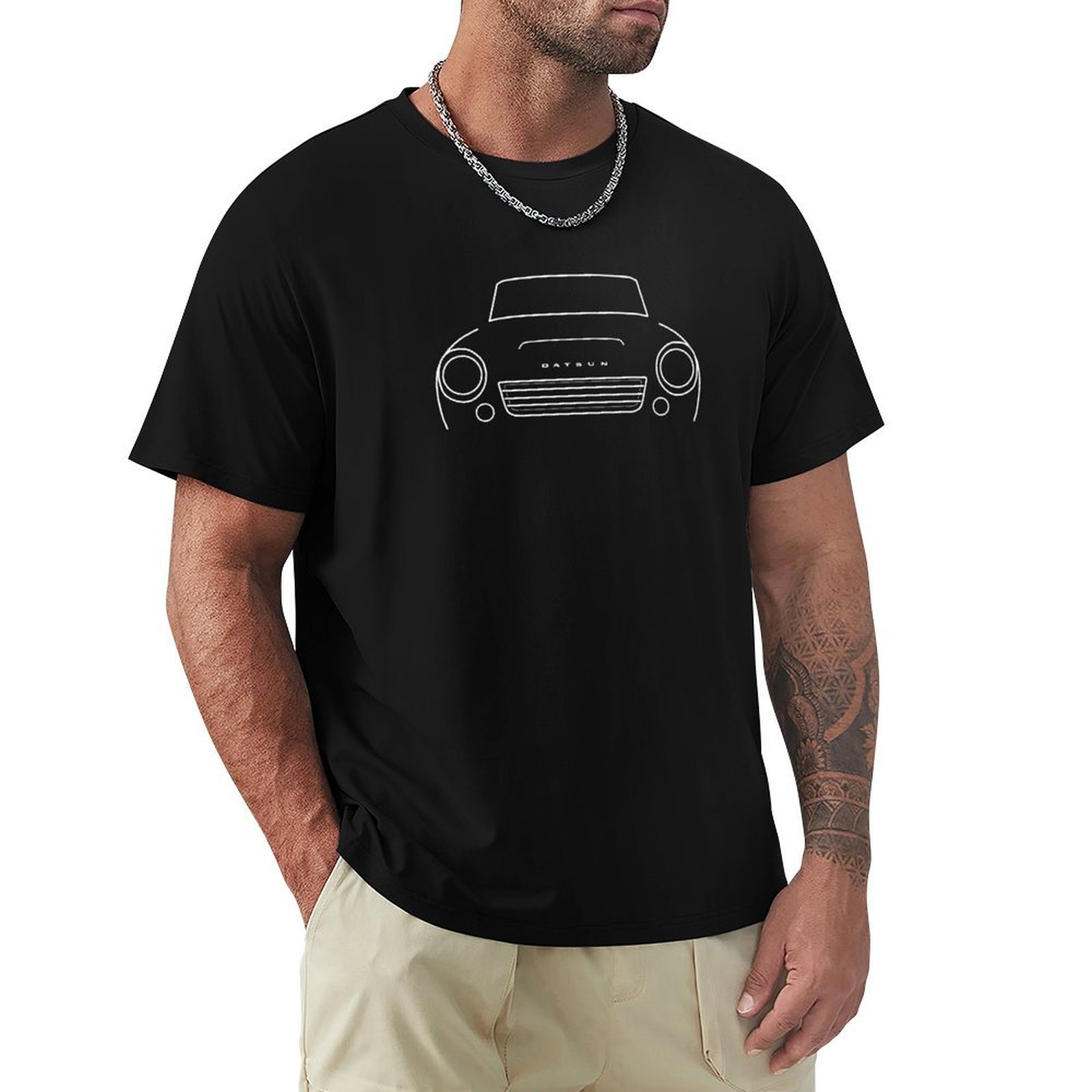T-shirt graphique avec contour - Men'S Fashion 1960S avis et prix