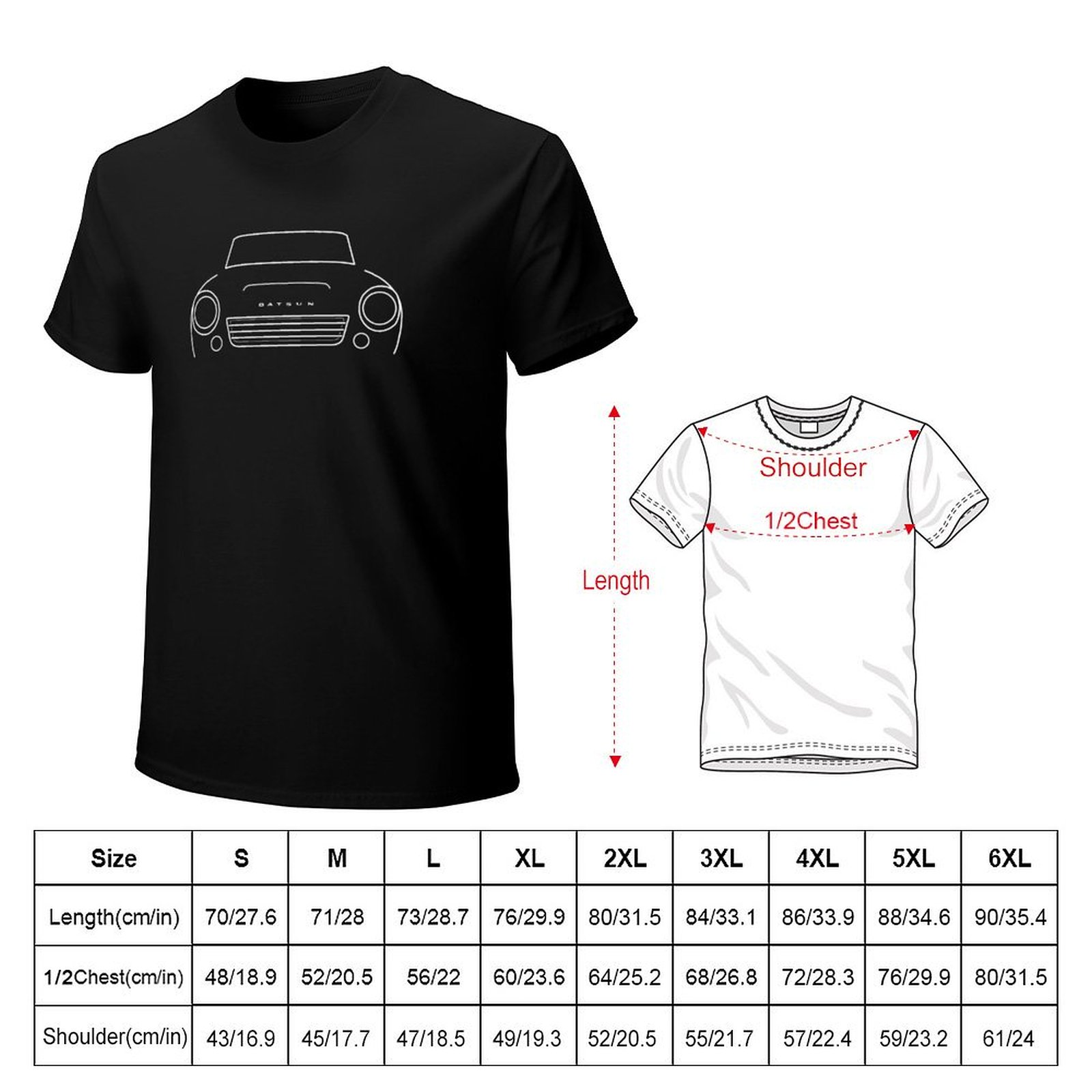 T-shirt graphique avec contour - Men'S Fashion 1960S avis et prix