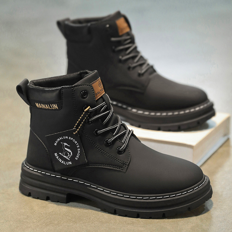 Classique hommes bottes hautes - Fashion Men'S Boots avis et prix
