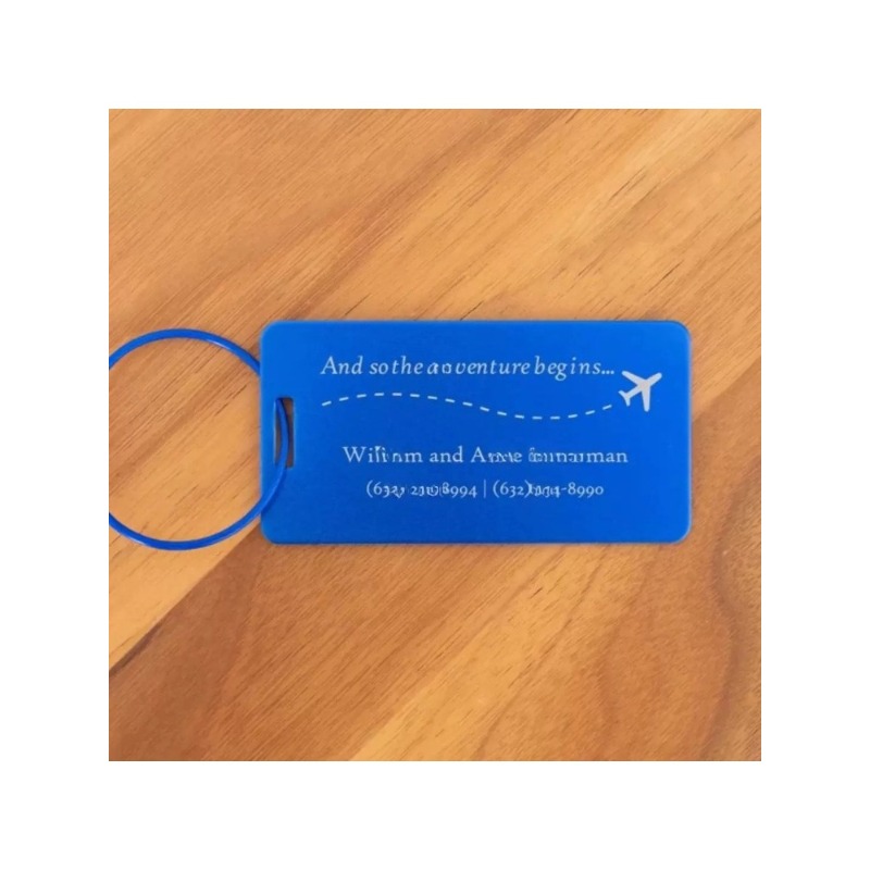 Étiquettes de bagages en métal - Men'S Fashion Labels avis et prix