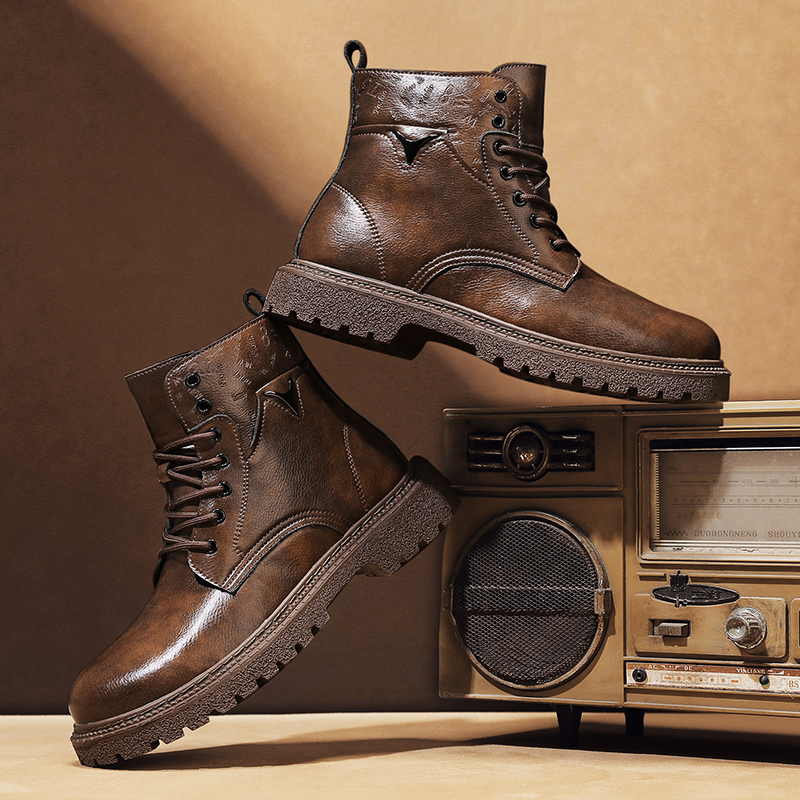 Bottines invisibles en cuir po - Fashion Men'S Boots avis et prix