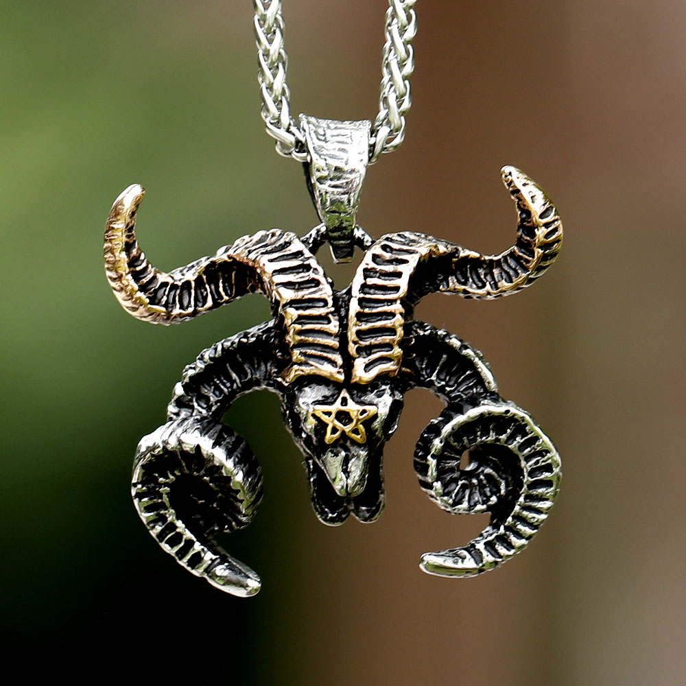 Pendentif tête de mouton en ac - Men'S Fashion Labels avis et prix