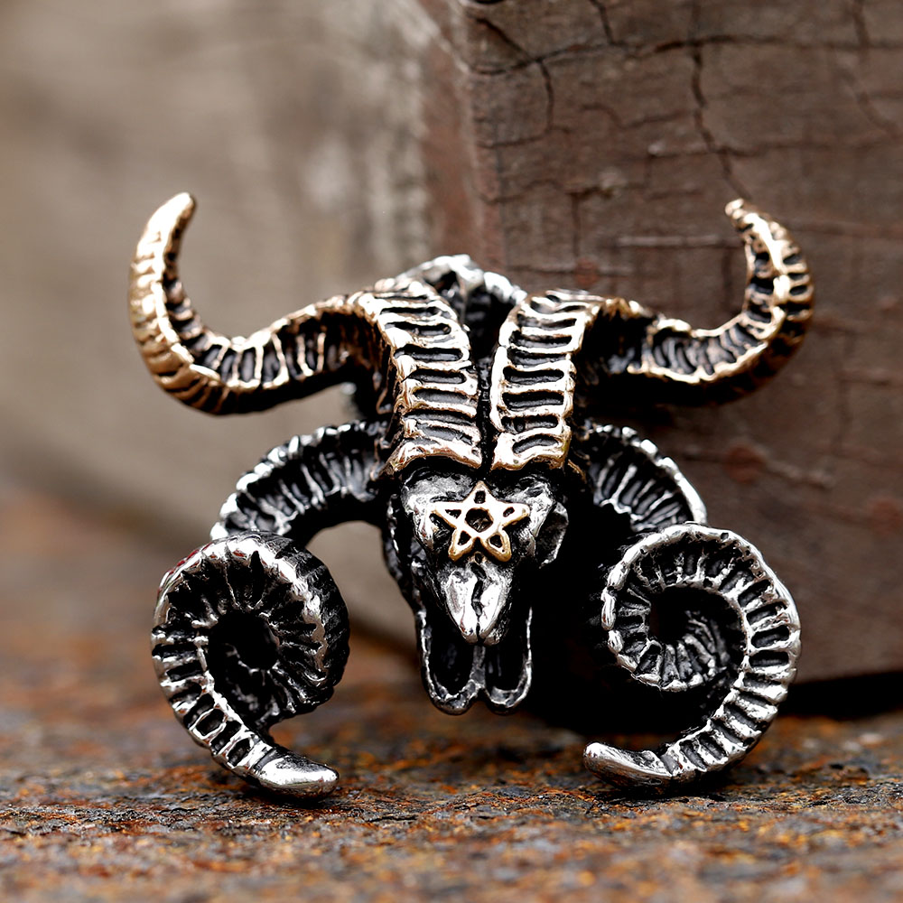 Pendentif tête de mouton en ac - Men'S Fashion Labels avis et prix