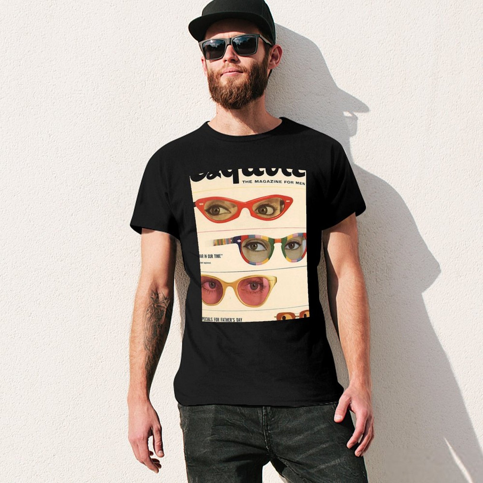 T-shirt homme en coton Esquire - Men'S Fashion 1960S avis et prix