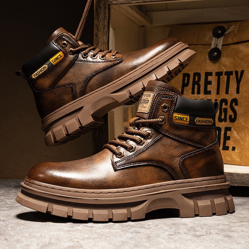 Vintage hommes plate-forme bot - Fashion Men'S Boots avis et prix