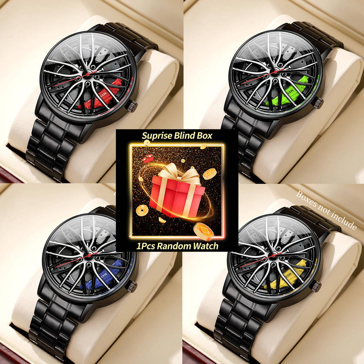 Montre mystère Surprise, boîte - Fashion Mens Watches avis et prix