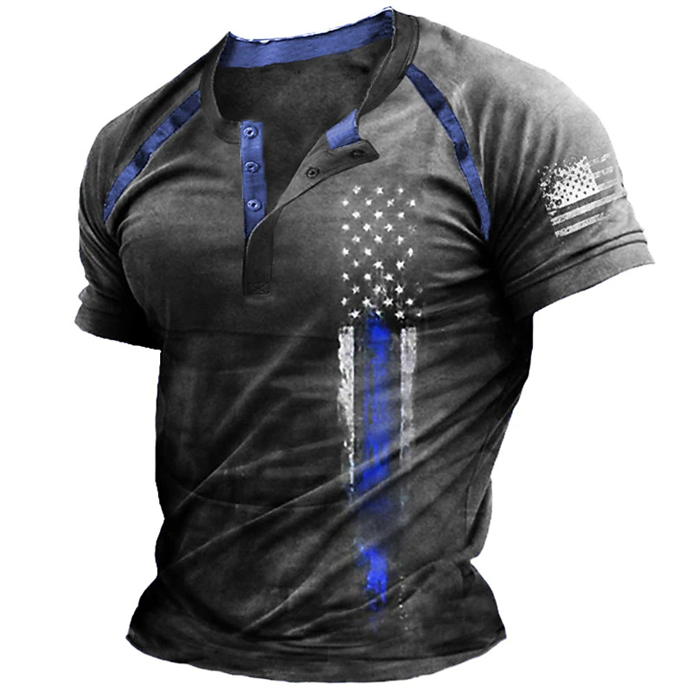 T-shirt décontracté pour homme - Men Fashion Vintage avis et prix