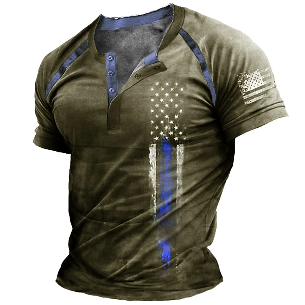 T-shirt décontracté pour homme - Men Fashion Vintage avis et prix