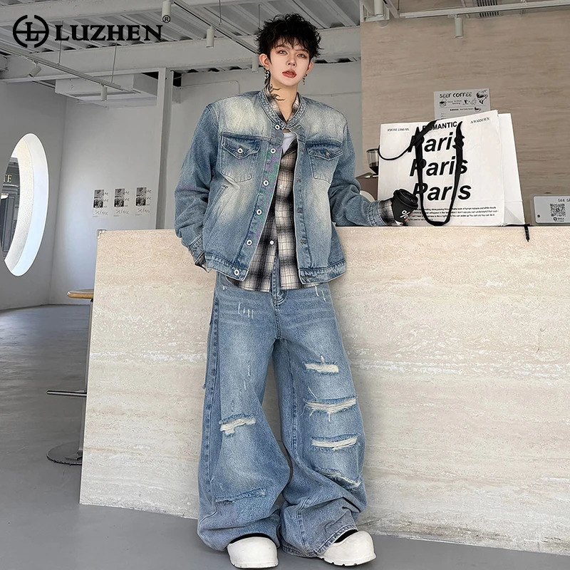 LUZHEN 2026 Ensemble deux pièc - Men Fashion Vintage avis et prix