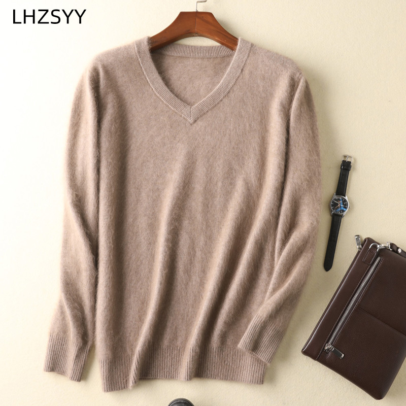 LHZSYY hommes 100% vison cache - Knitted Cardigan Men avis et prix