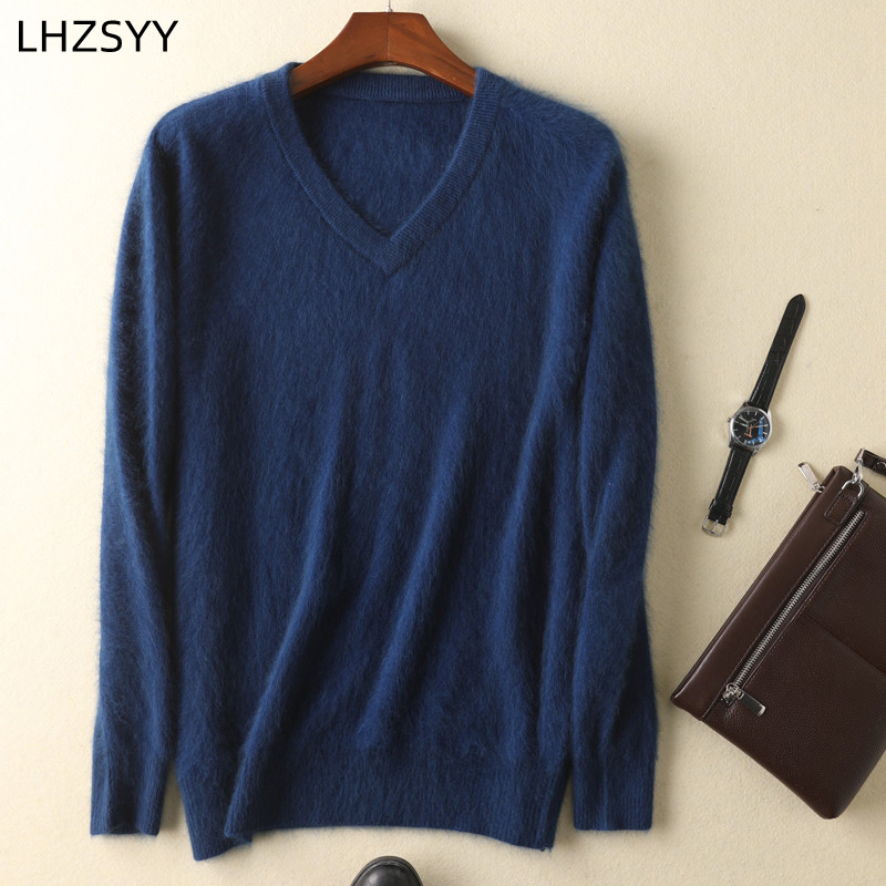 LHZSYY hommes 100% vison cache - Knitted Cardigan Men avis et prix