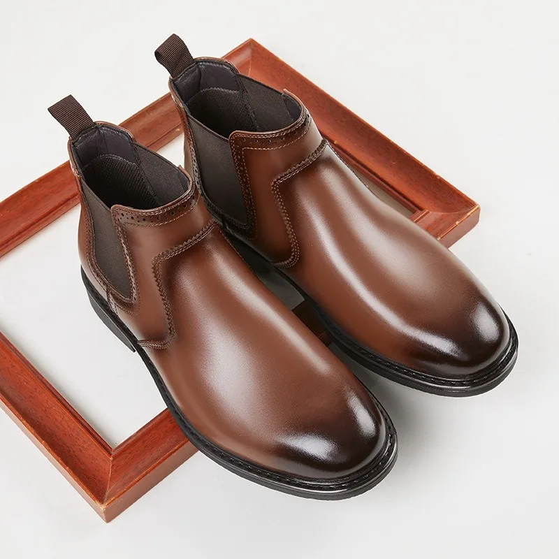 Bottes Oxford en cuir Vintage  - Men Fashion Vintage avis et prix