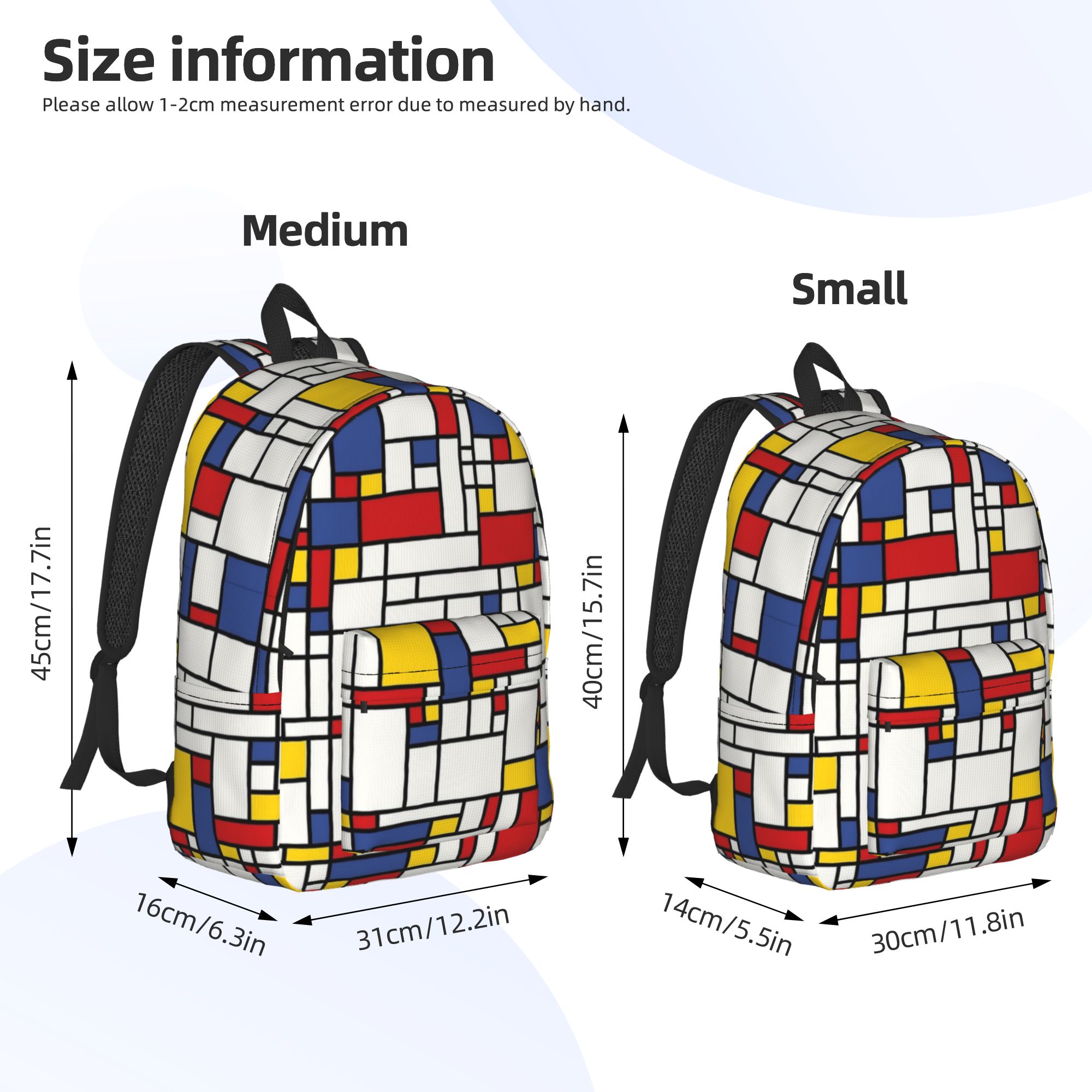 Sac à dos Piet Mondrian Abstra - Men'S Fashion 1960S avis et prix
