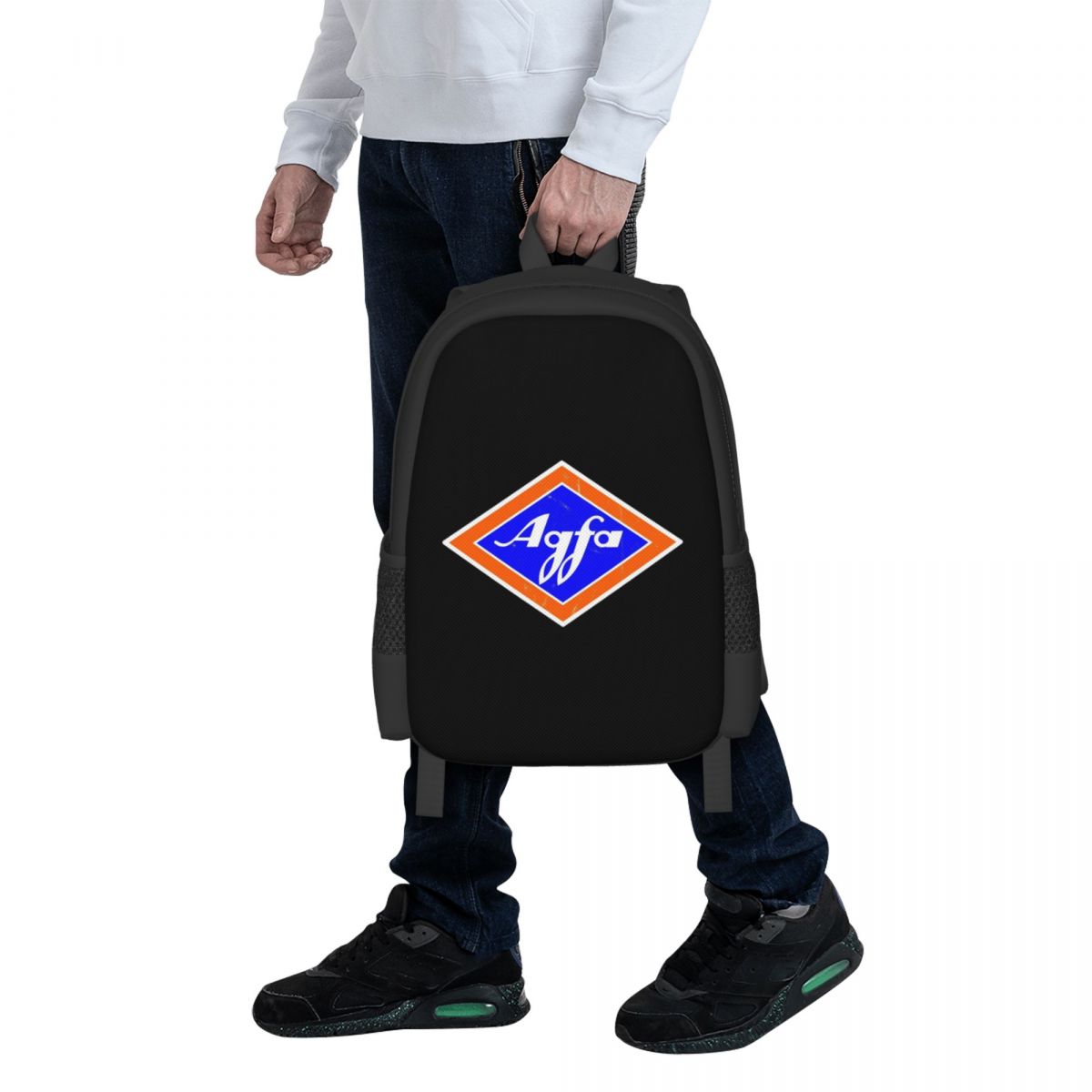Sac à dos rétro avec logo Agfa - Men'S Fashion 1960S avis et prix