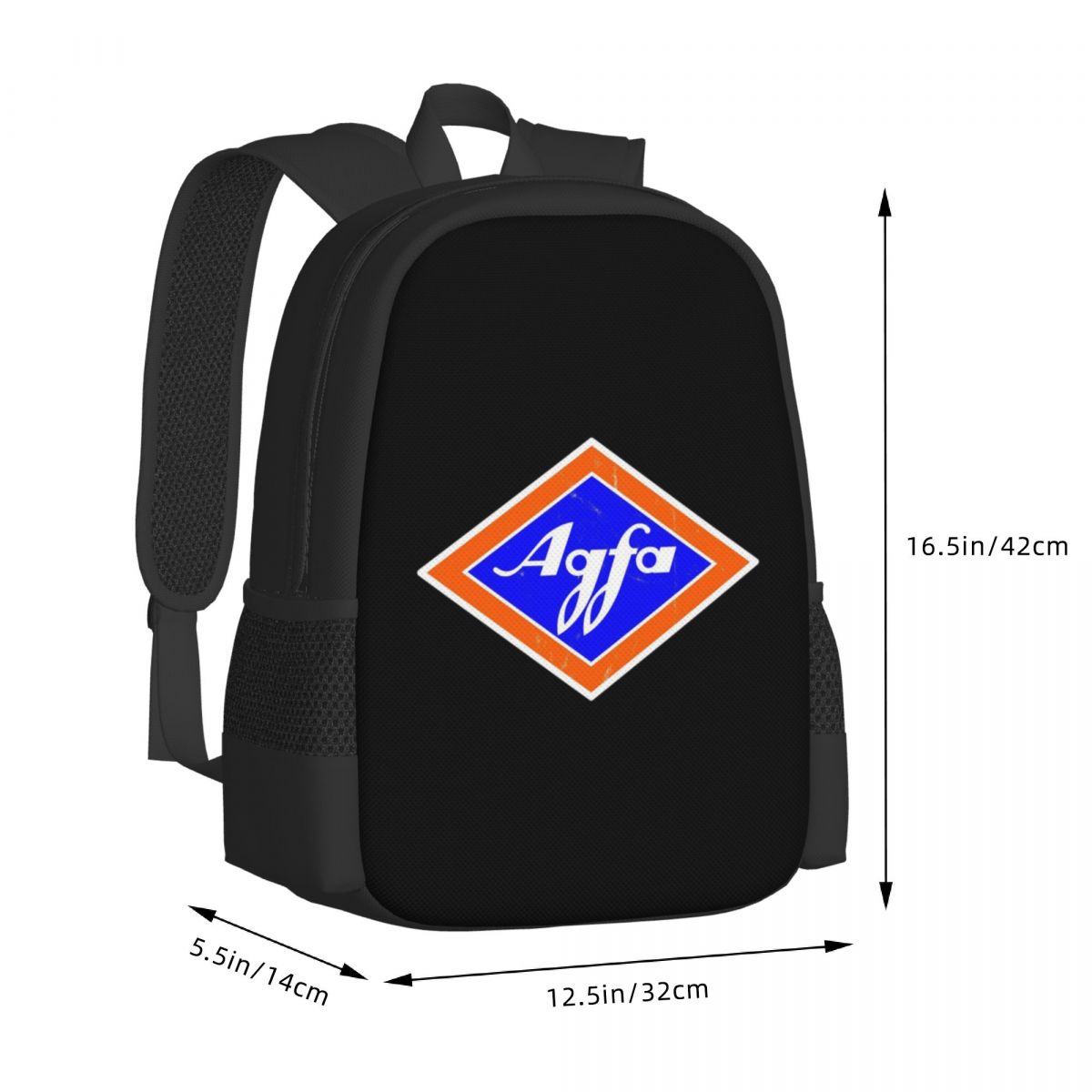 Sac à dos rétro avec logo Agfa - Men'S Fashion 1960S avis et prix