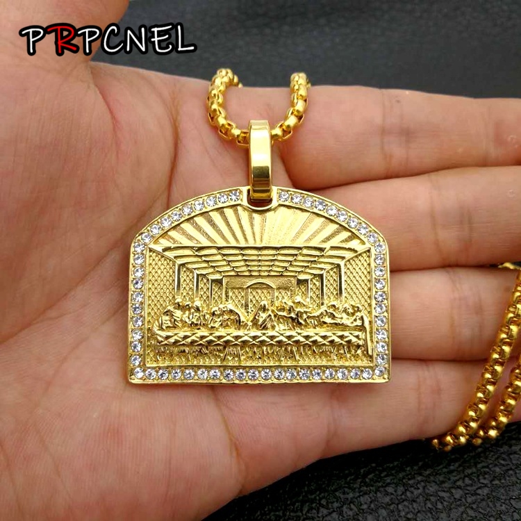 Collier Pendentif Hip Hop 