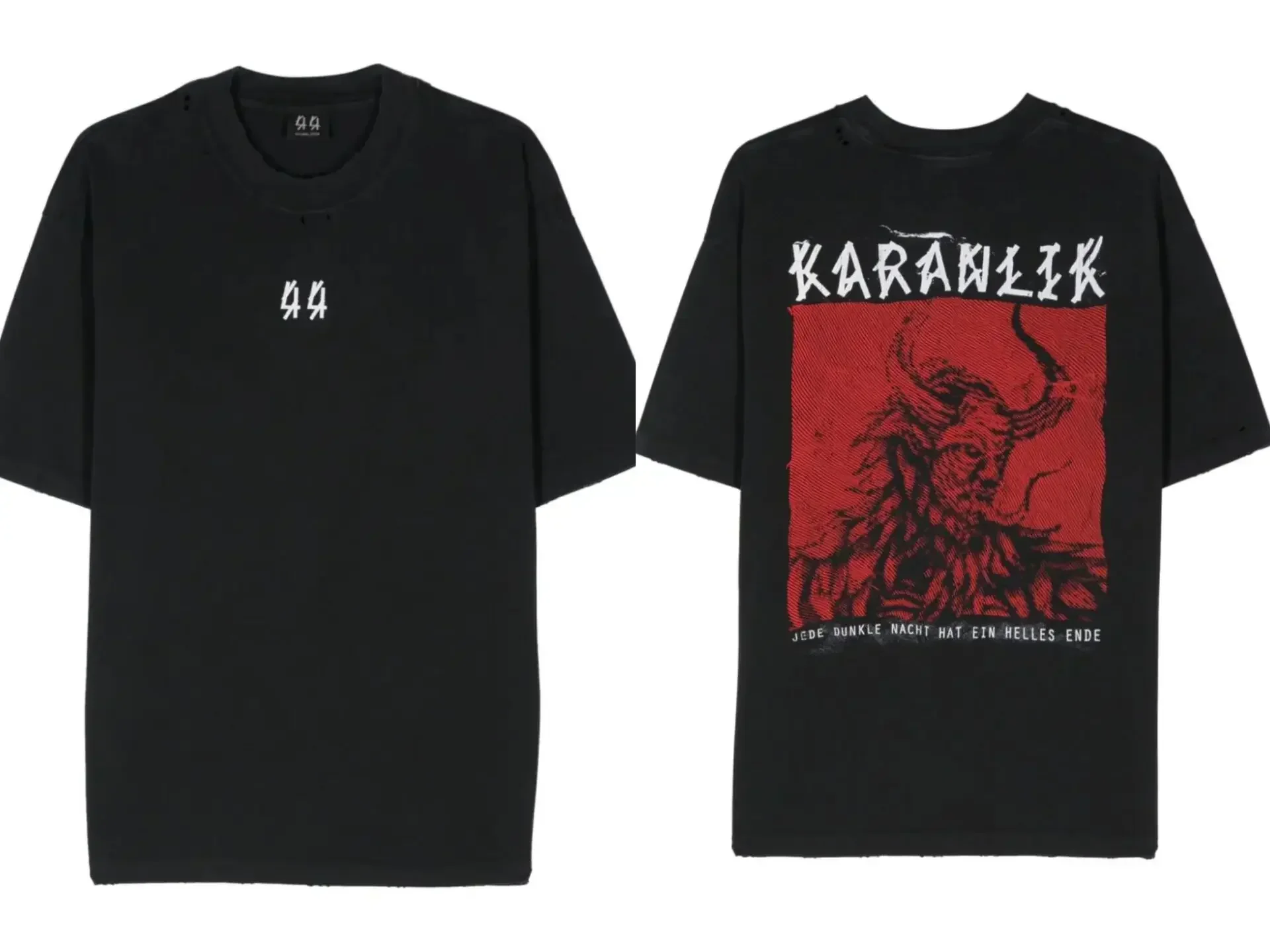 T-shirt en coton 44 LABEL GROU - Men'S Fashion Labels avis et prix